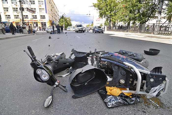 Авария с участием скутера