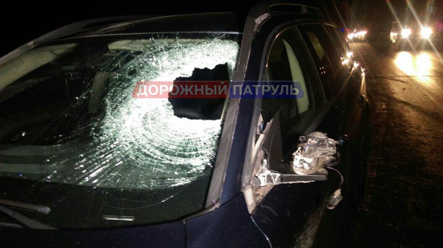 На трассе в Башкирии автомобиль Volvo насмерть сбил женщину