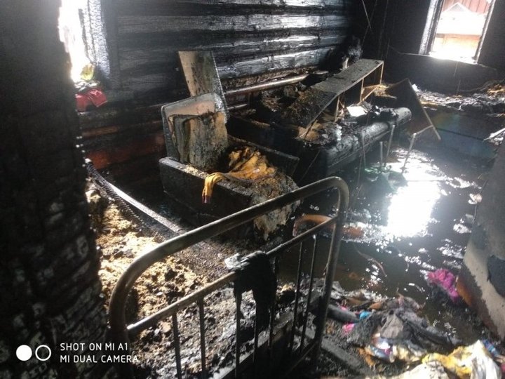 В Башкирии в пожаре погиб многодетный мужчина