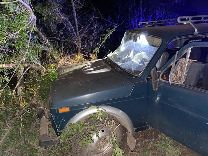 В Башкирии водитель не справился с управлением автомобиля и погиб, врезавшись в дерево