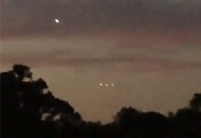 В Огайо на видео попал флот НЛО