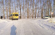 В Башкирии школьный автобус с 22 детьми попал в ДТП