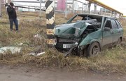 В Башкирии пьяный водитель протаранил металлический столб