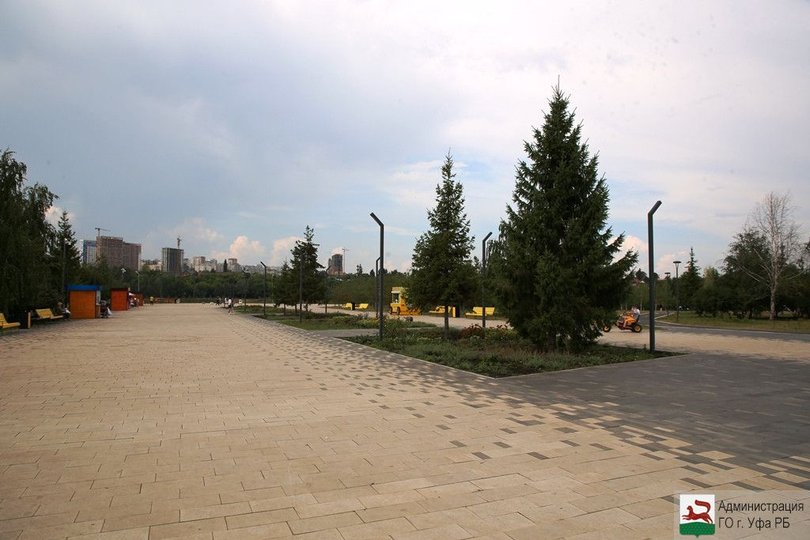 В уфимском микрорайоне обустроят новый парк с тренажёрами, велодорожкой и фонтаном