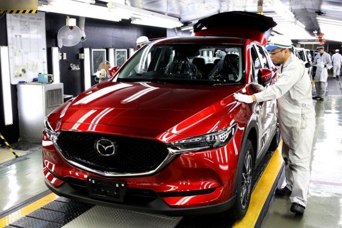 В России стартовало производство кроссовера Mazda CX-5 нового поколения