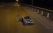 На Дёмском шоссе мотоциклист влетел в ограждение