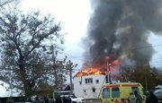 В пожаре на Мингажева в Уфе никто не пострадал