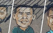 В Уфе на асфальте нарисовали провокационную карикатуру на чиновников 