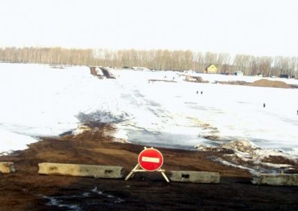 В Башкирии начали закрывать ледовые переправы