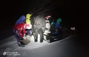 Возле водопада Гадельша в снегу застряли 10 туристов из Магнитогорска
