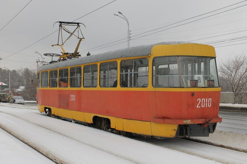 В Уфе произошёл обрыв трамвайных проводов