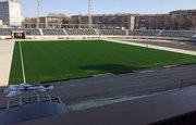 На стадионе «Нефтяник» в Уфе постелили новый газон