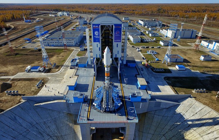 На космодроме «Восточный» начались работы по устранению пустот под стартовым столом ракеты «Союз-2» 