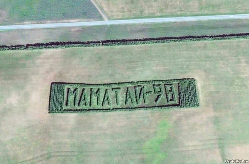 Надписи в Башкирии из деревьев: подборка снимков из космоса