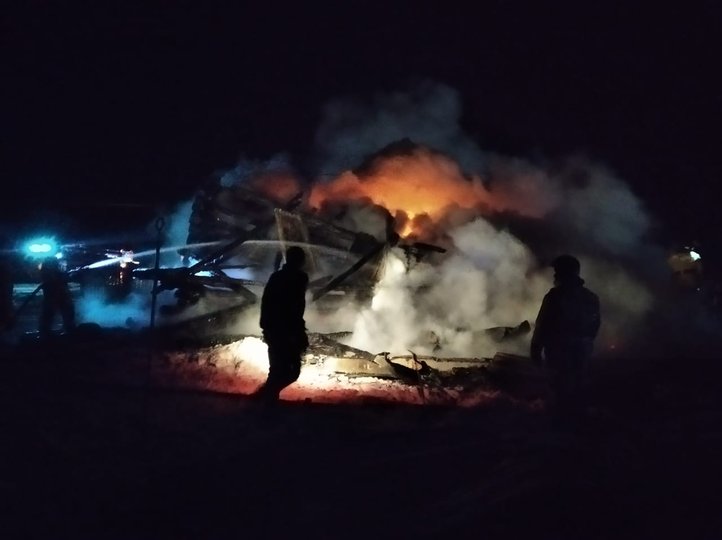 Ночью в Башкирии страшный пожар унёс жизнь пожилого человека