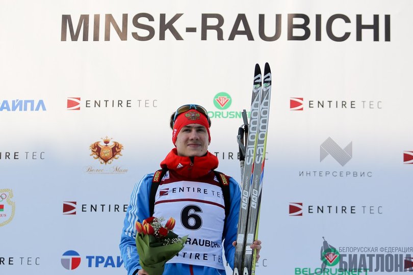 Башкирский биатлонист Эдуард Латыпов - победитель первенства страны в масс-старте