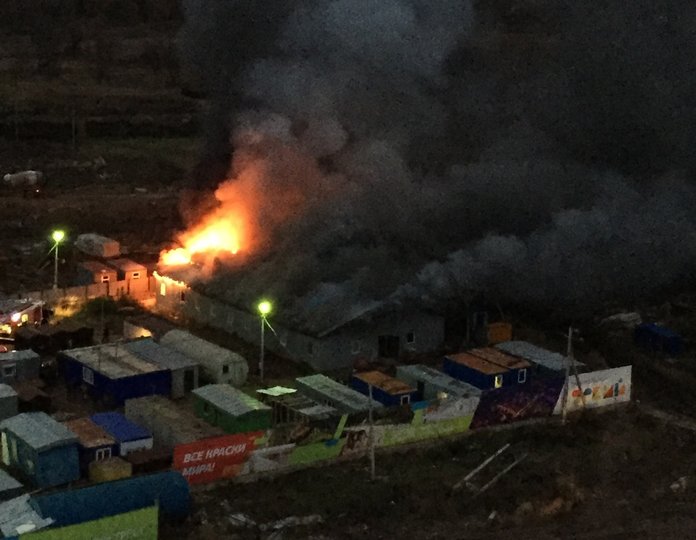 Подробности серьезного пожара в Уфе: Горело общежитие рабочих