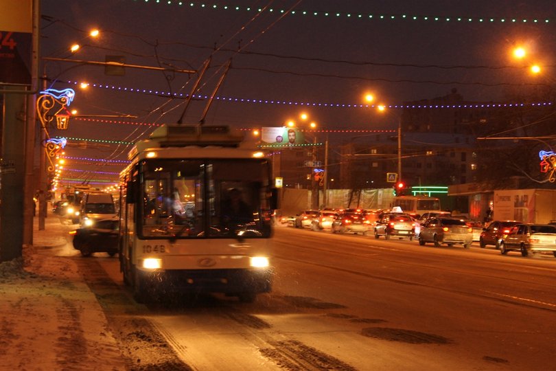 В новогоднюю ночь в Уфе запустят дополнительные маршруты общественного транспорта
