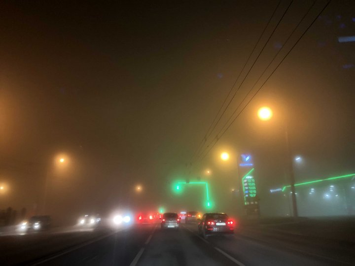 На дорогах Башкирии ожидается сильный туман