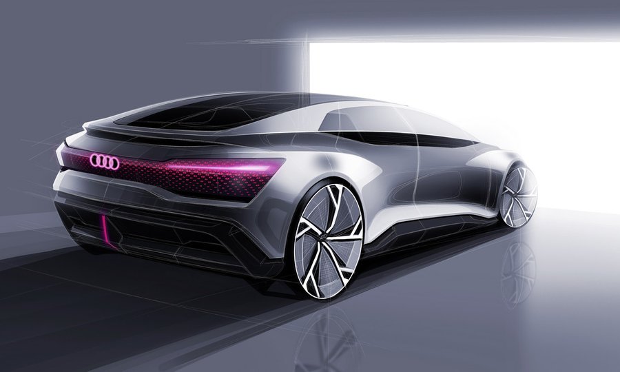Audi представила первые изображения электромобиля Е-Tron GT
