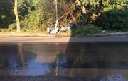 В Уфе произошло жуткое ДТП: автомобиль разорвало на части