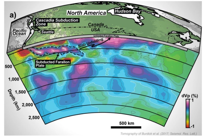 Геологи обнаружили древнюю тектоническую плиту под Канадой