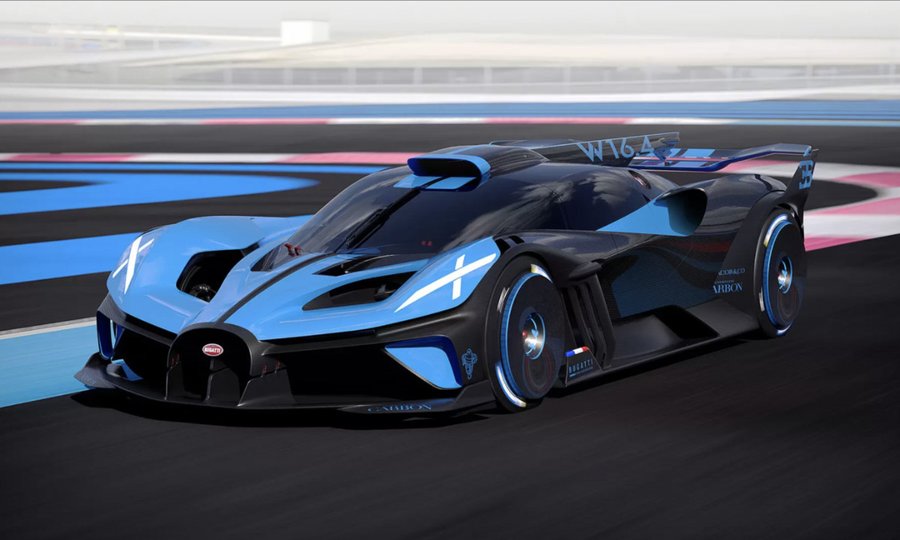 Bugatti создала трековый гиперкар Bolide мощностью 1 850 «лошадок»