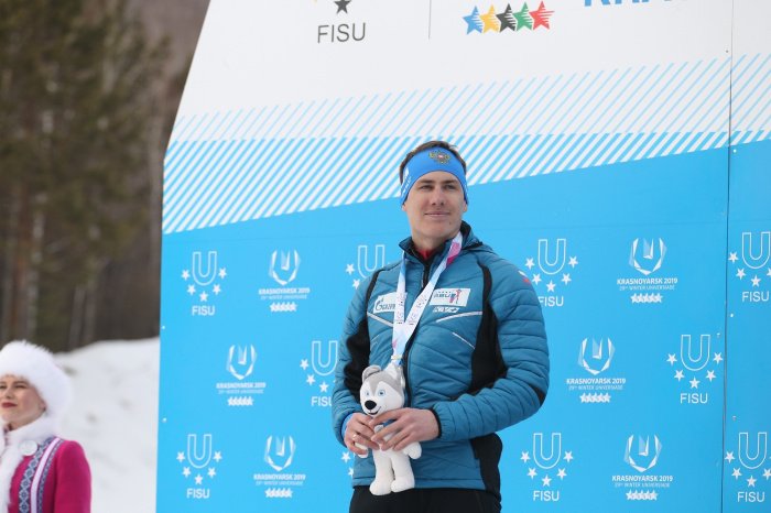 Уфимский биатлонист Эдуард Латыпов принёс ещё одну медаль в копилку на зимней Универсиаде-2019