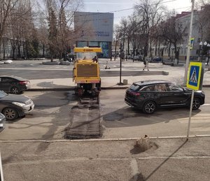 Жителей Уфы удивил ремонт улицы в центре города