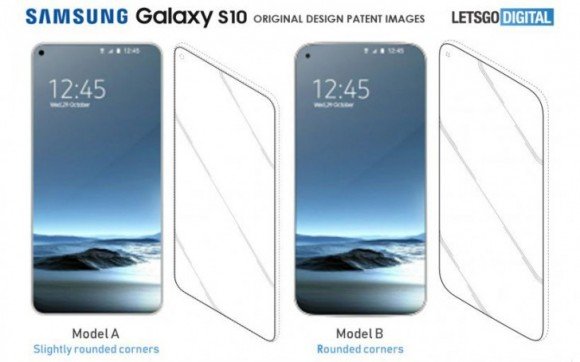 Рассекречены варианты дизайна флагманского смартфона Samsung Galaxy S10 