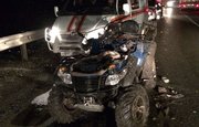 В Башкирии при столкновении с автомобилем погиб водитель квадроцикла