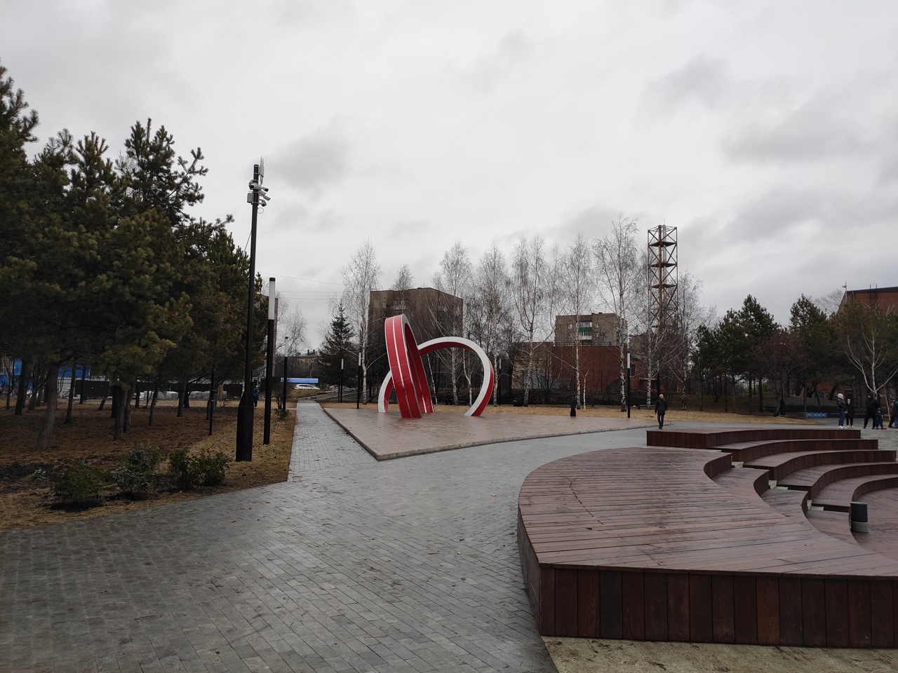 Новая площадка в парке Победы Уфа
