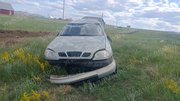 В Башкирии лишенный прав водитель съехал в кювет и перевернулся в своем автомобиле