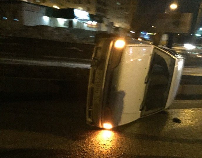 В Башкирии пьяный водитель попытался сбежать после выезда на «встречку»