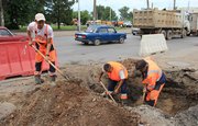 В Инорсе продолжают ремонтировать дороги