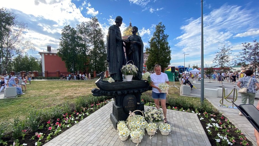 В Башкирии открылся памятник покровителям семьи, любви и верности