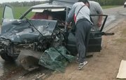 В Башкирии водитель получил открытый перелом обеих ног в аварии