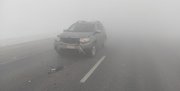 В Башкирии из-за тумана столкнулись четыре машины