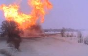 Трасса Оренбург — Уфа перекрыта из-за крупного пожара на газопроводе