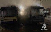 Вчера вечером в Уфе сгорели два троллейбуса