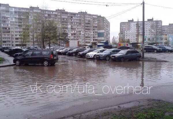 В Уфе из-за дождя и половодья затопило еще несколько дорог