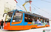 В Уфе после капитального ремонта трамвайных путей возобновили движение электротранспорта