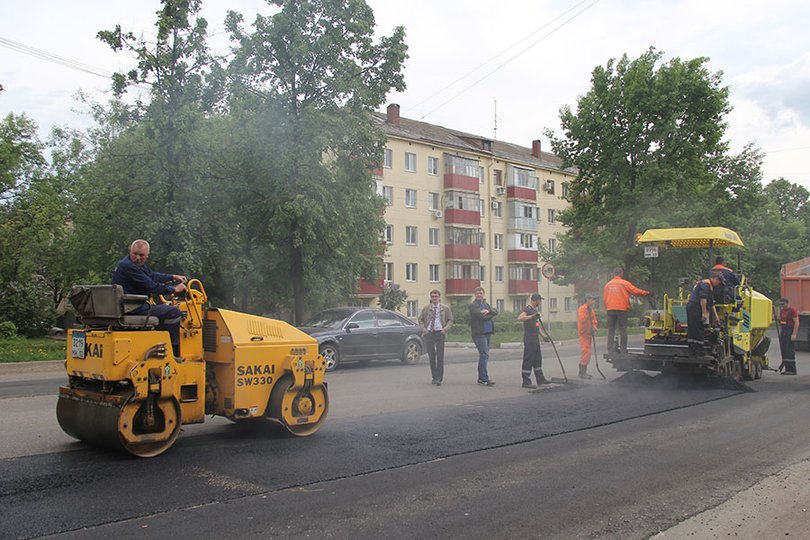 На севере Уфы начался ремонт улицы Александра Невского