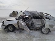 В Башкирии при аварии на трассе Уфа–Оренбург умерли два человека, один пострадал