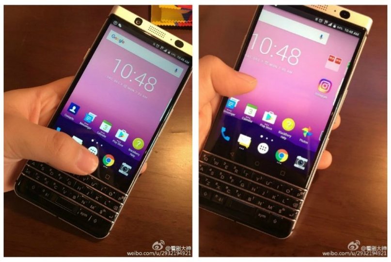 В сети Интернет появились снимки нового BlackBerry Mercury с физической клавиатурой