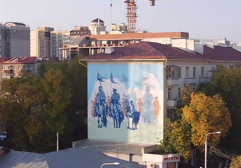 В Уфе на улице Ленина нарисуют граффити с воинами 1812 года
