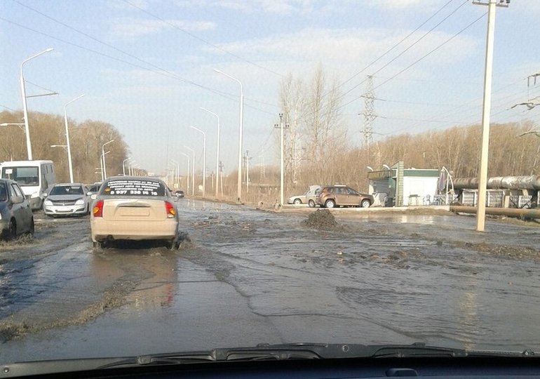 В Северной части Уфы забил «Богородский» источник