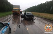В Башкирии Renault Logan врезался в КамАЗ: Пассажир легковушки погиб на месте