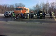 На трассе в Башкирии столкнулись Kia Rio и КамАЗ: есть пострадавшие