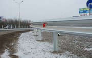 На дороге Уфа-Аэропорт устанавливают барьерные ограждения